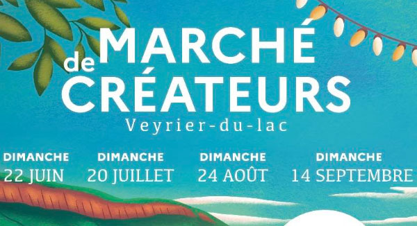 Affiche marche de createurs à veyrier du lac
